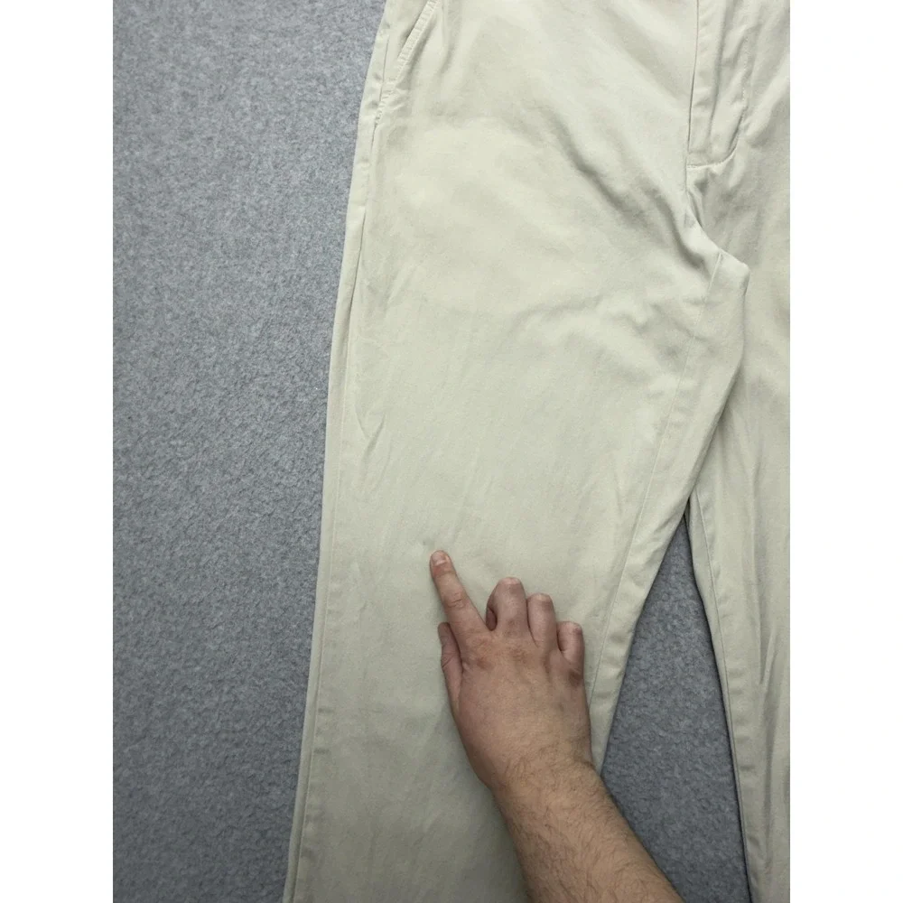 Brooks Brothers Pants Mens 34x30 Beige Clark Fit Supima Stretch‎ Chino Casual